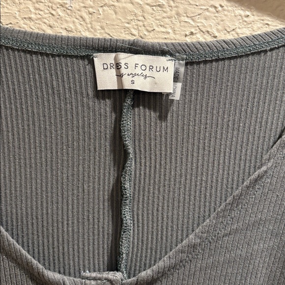 Corset Style Bodysuit Sage Green By Dress Forum - Picture 5 of 11